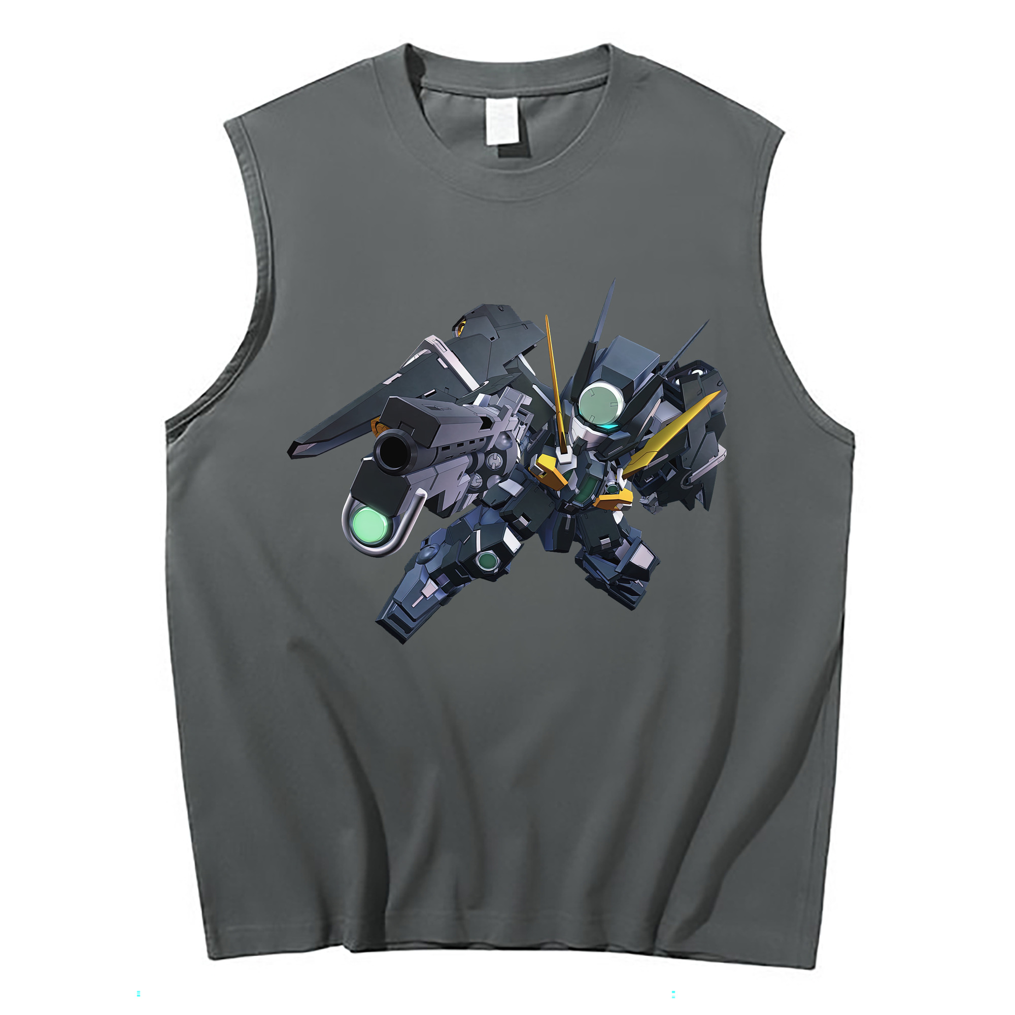 （画像用） 機動戦士ガンダム Mobile Suit Gundam コットン100％タンクトップ（フロントプリント）